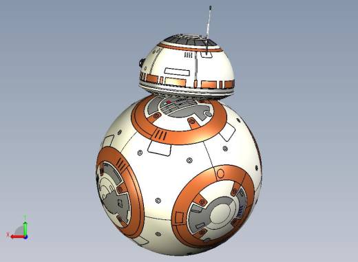 BB-8机器人+-+星球大战：原力觉醒（包括所有细节）后视缩略图