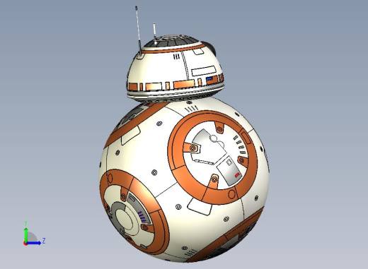 BB-8机器人+-+星球大战：原力觉醒（包括所有细节）左视缩略图