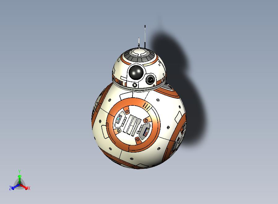 BB-8机器人+-+星球大战：原力觉醒（包括所有细节）