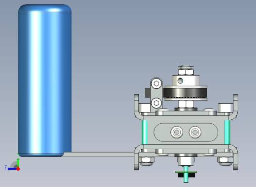 飞行模拟器（DIY）的机械线性发动机控制右视缩略图