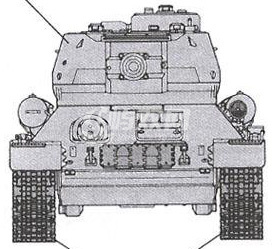 T34重型坦克简易模型