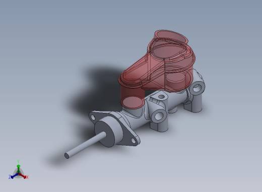 博世串联主缸正等轴测缩略图