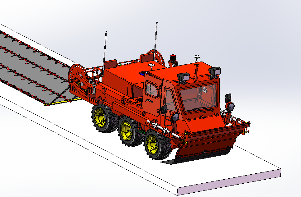 全地形六轮型山猫6×6草原灭火车