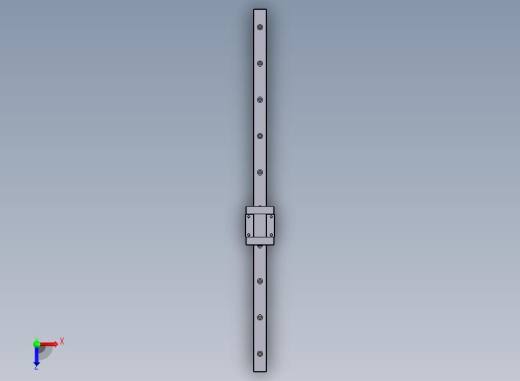 THK导轨RSR15VMUU+400LM俯视缩略图