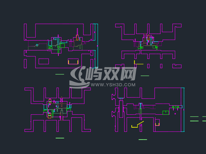 宝马隔热板的工法及模具图