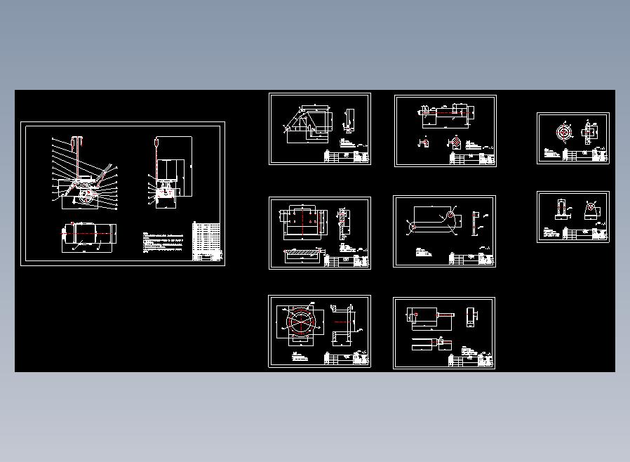 多功能轮椅模型CAD