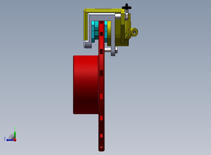 双活塞制动卡钳刹车