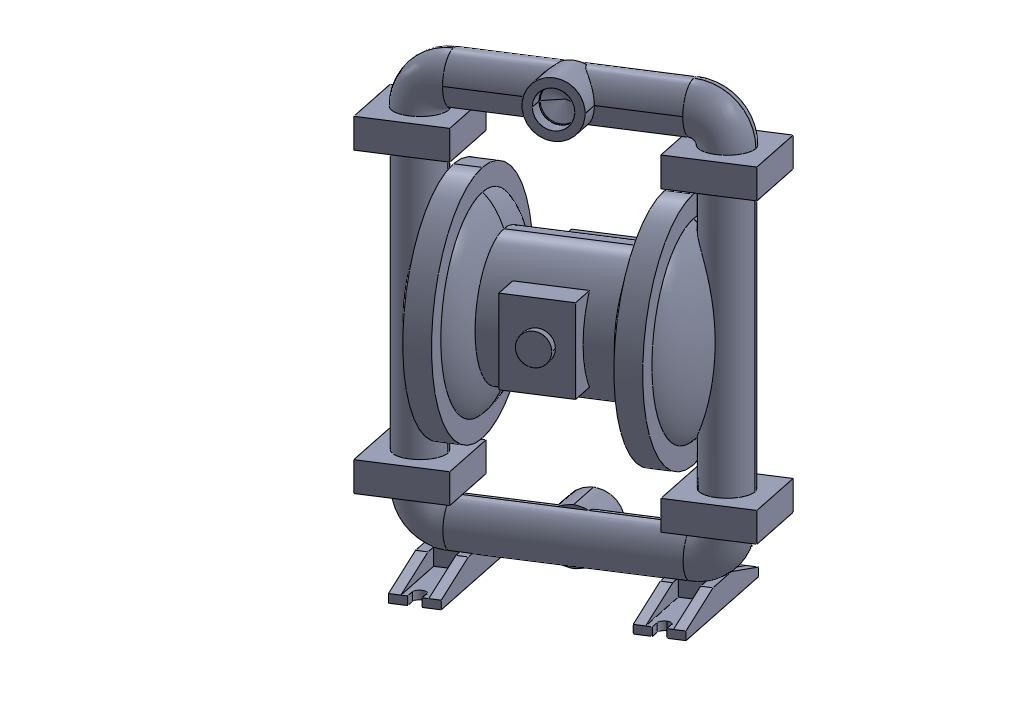 AOOD 泵 3D 模型