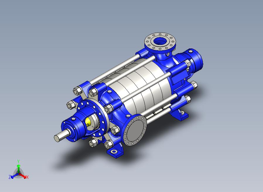 SULZER 环分段泵型号 MC 6 级