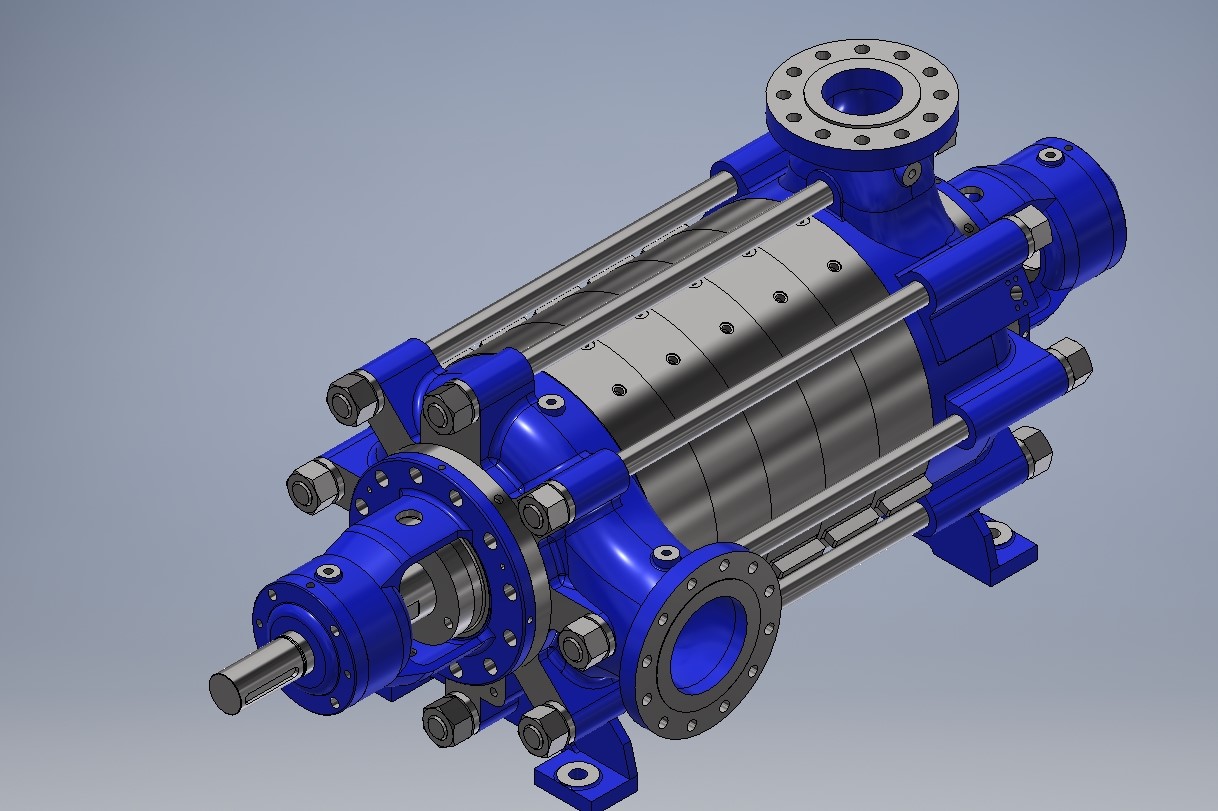 SULZER 环分段泵型号 MC 6 级