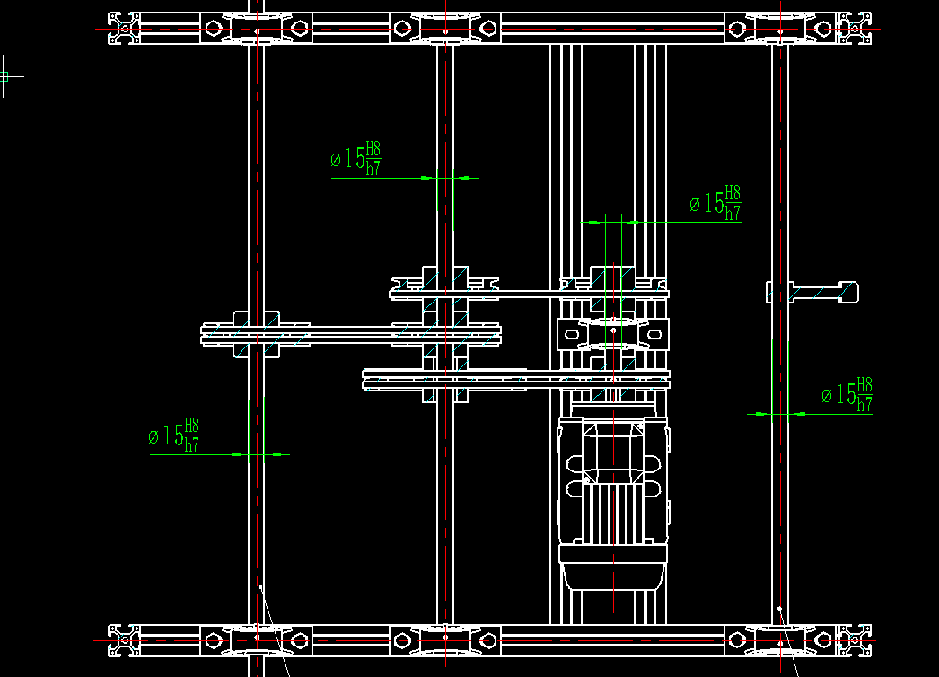 山楂去核切片机CAD