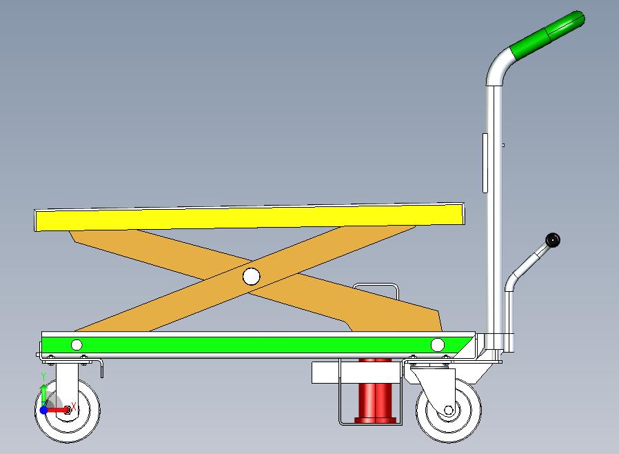 模具运输车3D数模图纸 UG设计