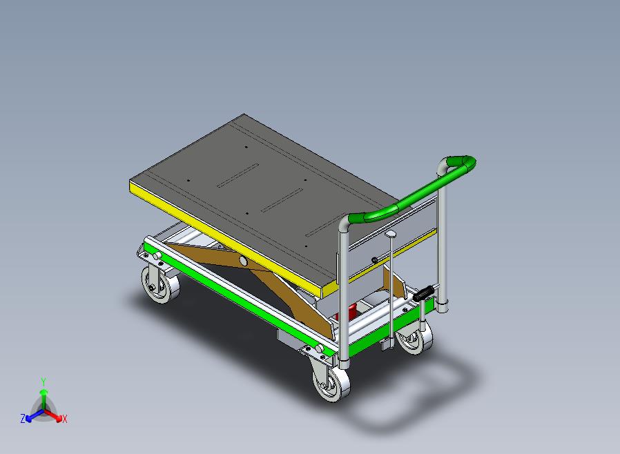 模具运输车3D数模图纸 UG设计