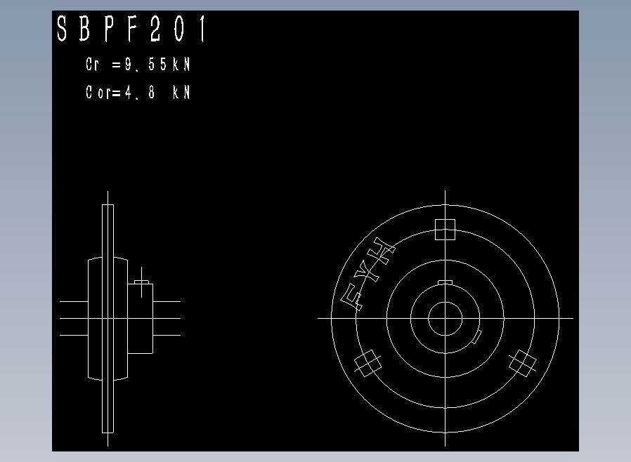 带座轴承 SBPF