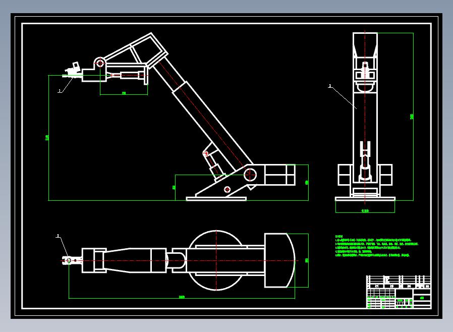 液压采摘机构CAD