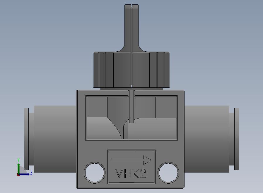 VHK系列P快速接头A快速接头二通三通手动阀[VHK2R-06F-04F]