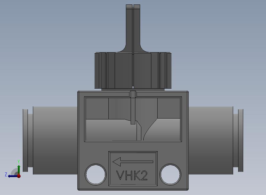 VHK系列P快速接头A快速接头二通三通手动阀[VHK2R-06F-06F]