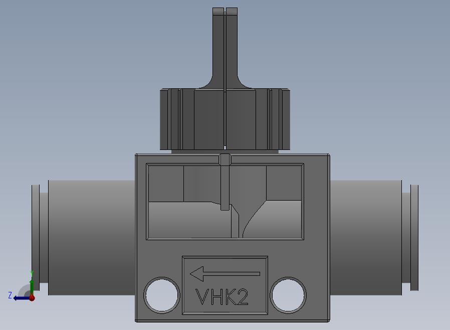 VHK系列P快速接头A快速接头二通三通手动阀[VHK2R-08F-06F]