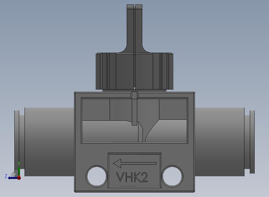 VHK系列P快速接头A快速接头二通三通手动阀[VHK2R-08F-08F]