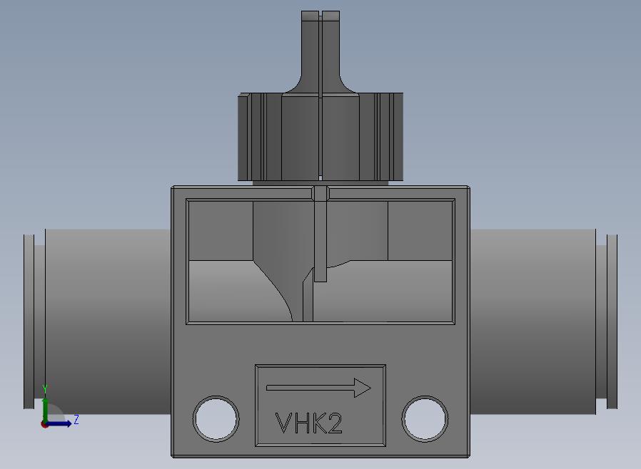 VHK系列P快速接头A快速接头二通三通手动阀[VHK2R-10F-10F]