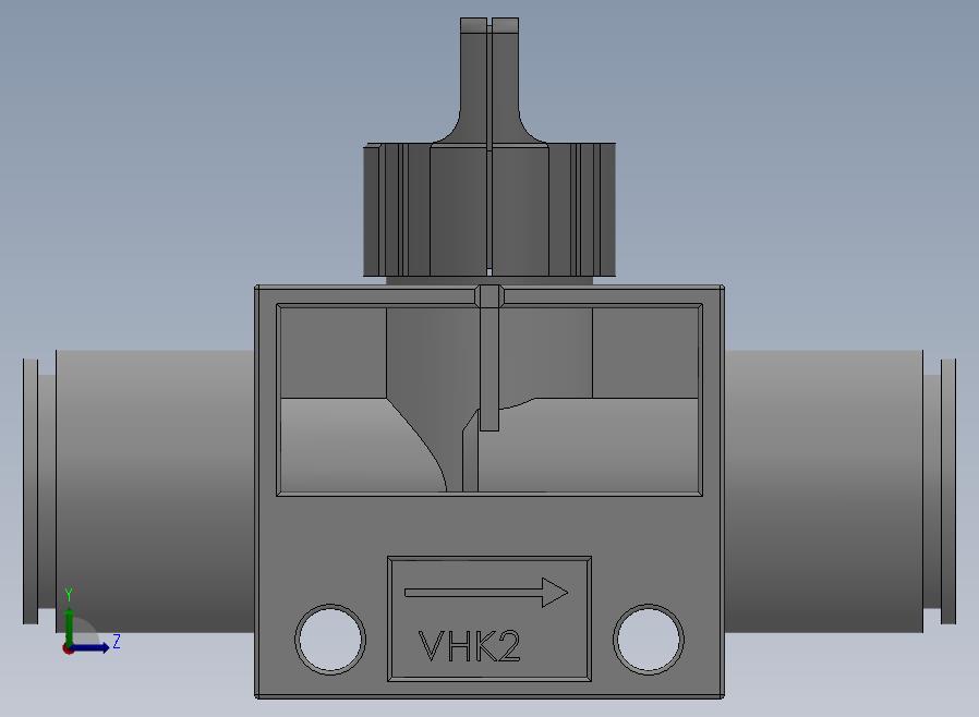 VHK系列P快速接头A快速接头二通三通手动阀[VHK2R-12F-12F]