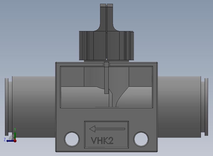 VHK系列P快速接头A快速接头二通三通手动阀[VHK2R-12F-12F]