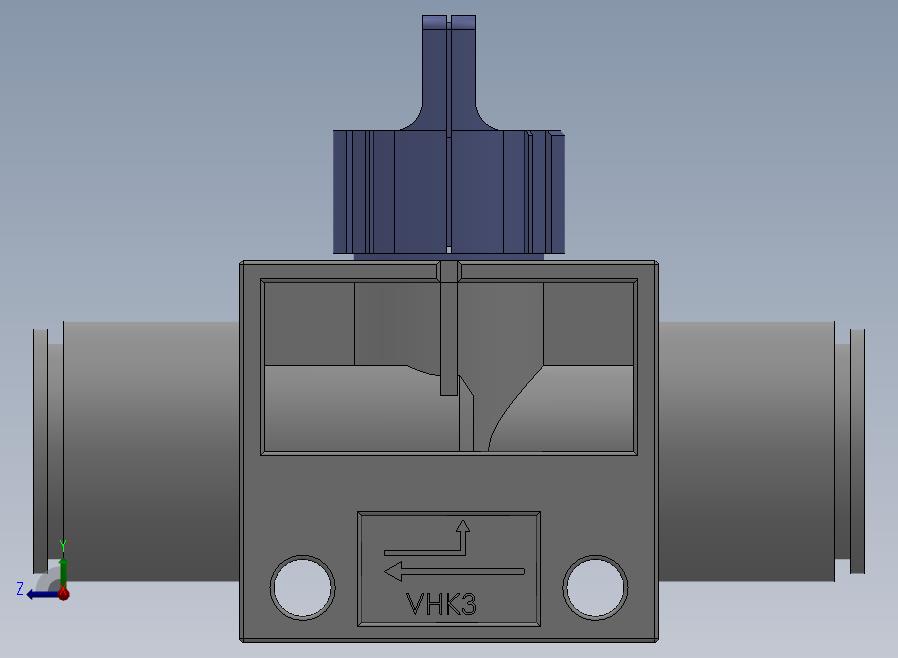 VHK系列P快速接头A快速接头二通三通手动阀[VHK3R-10F-10F]