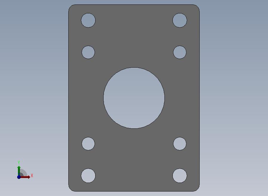 标准型FY-SC系列气缸安装附件法兰连接板FA[FY-SC80FA]