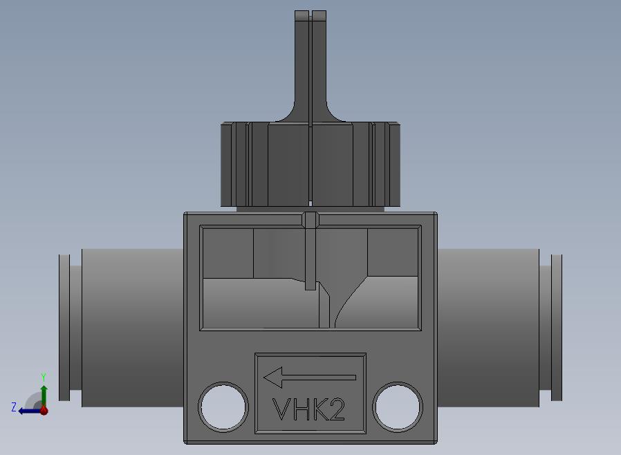 VHK系列P快速接头A快速接头二通三通手动阀[VHK2R-04F-04F]