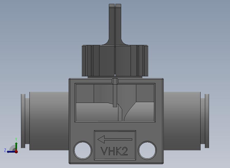 VHK系列P快速接头A快速接头二通三通手动阀[VHK2R-06F-04F]