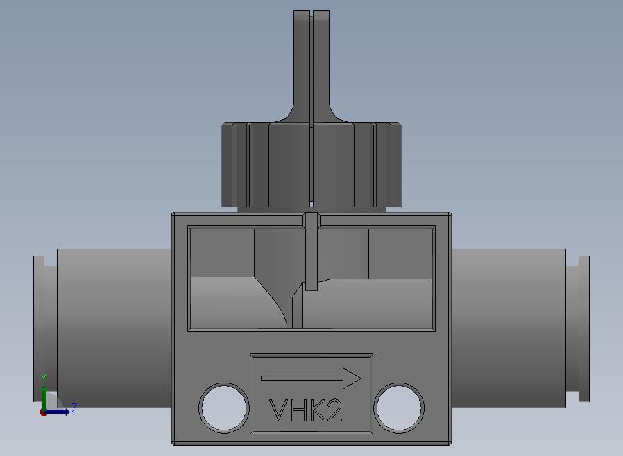 VHK系列P快速接头A快速接头二通三通手动阀[VHK2R-08F-08F]