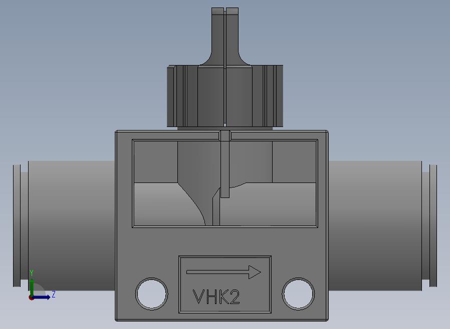 VHK系列P快速接头A快速接头二通三通手动阀[VHK2R-12F-10F]