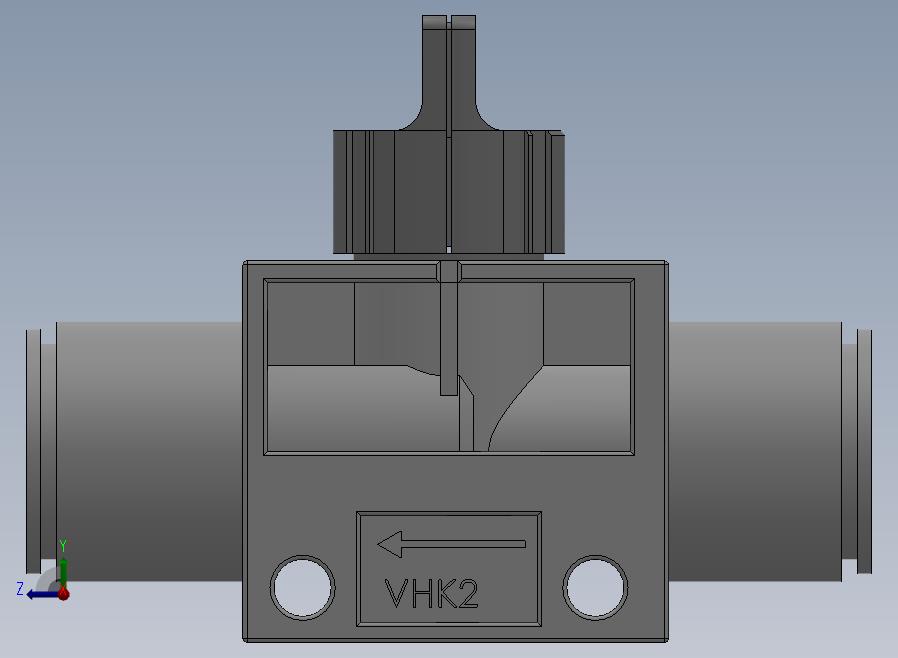 VHK系列P快速接头A快速接头二通三通手动阀[VHK2R-12F-10F]