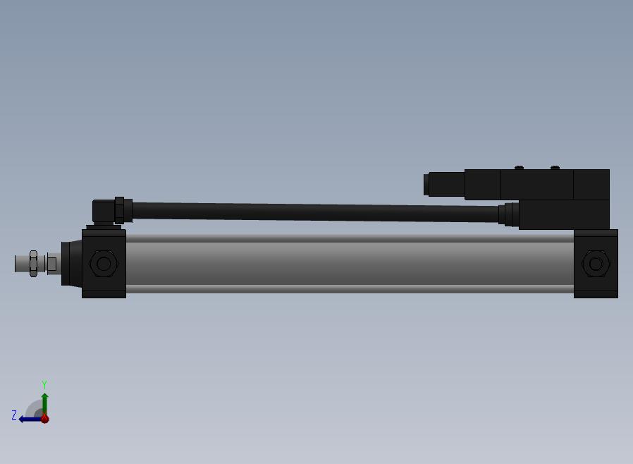 10A-5(V)系列带阀气缸(带阀型通电时推式)[10A-5(V) (Ⅱ) SD 40 B 300 A 5]