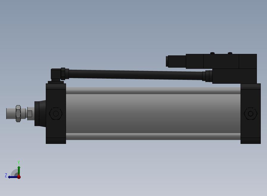 10A-5(V)系列带阀气缸(带阀型通电时推式)[10A-5(V) (Ⅱ) SD 100 B 300 A 5]