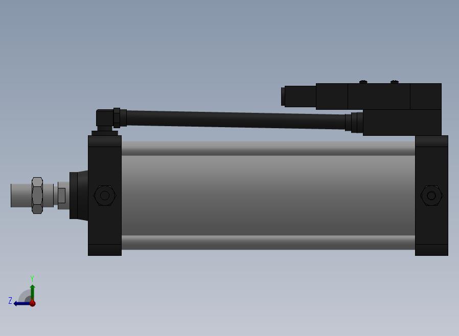 10A-5(V)系列带阀气缸(带阀型通电时推式)[10A-5(V) (Ⅱ) SD 125 B 300 A 5]