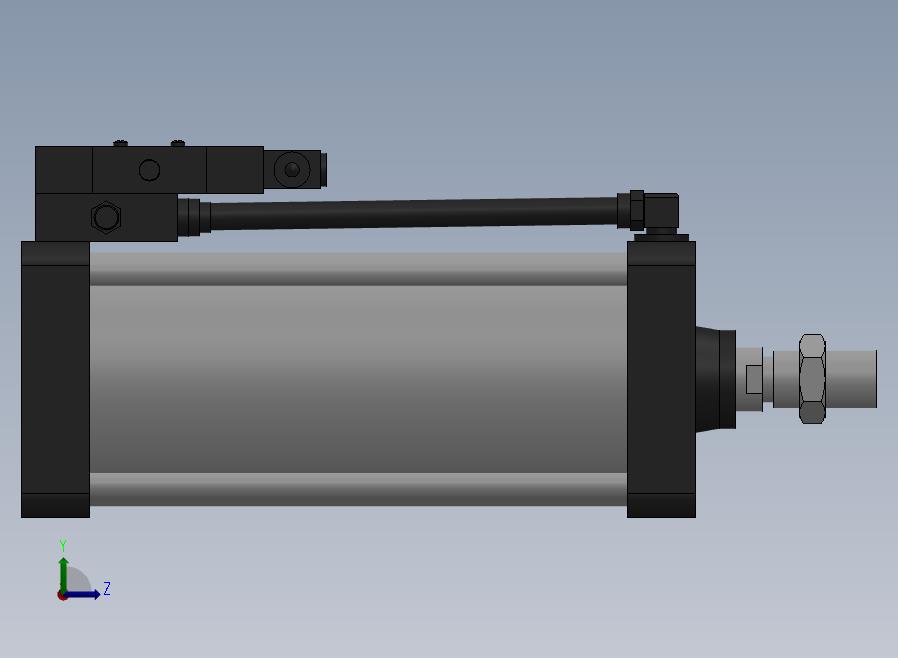 10A-5(V)系列带阀气缸(带阀型通电时推式)[10A-5(V) (Ⅱ) SD 160 B 300 A 5]