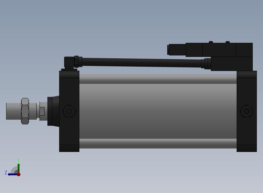 10A-5(V)系列带阀气缸(带阀型通电时推式)[10A-5(V) (Ⅱ) SD 160 B 300 A 5]