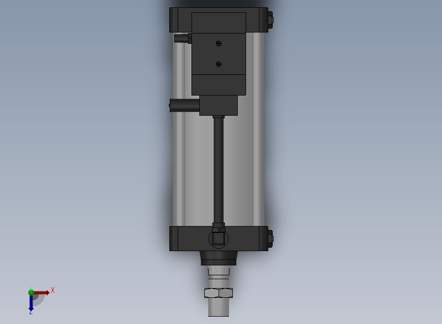 10A-5(V)系列带阀气缸(带阀型通电时推式)[10A-5(V) (Ⅱ) SD 160 B 300 A 5]