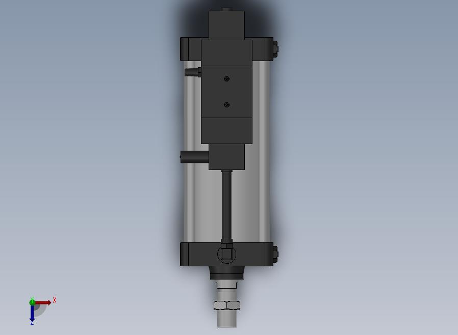 10A-5(V)系列带阀气缸(带阀型自己保持式)[10A-5(V) (Ⅱ) SD 160 B 300 A 5]