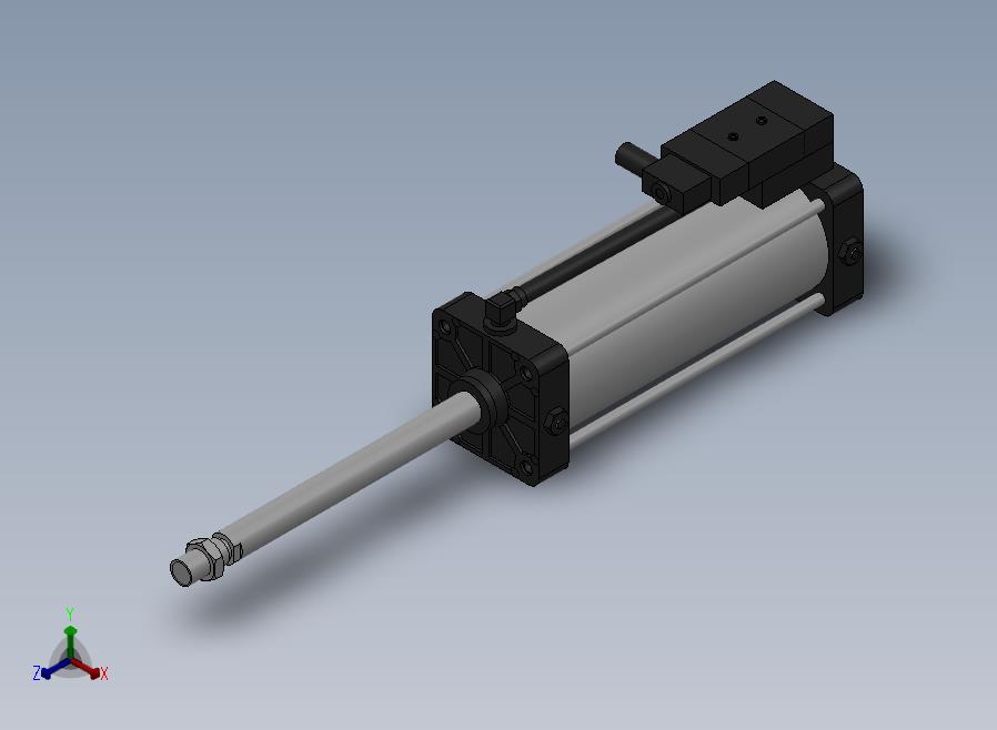 10A-5(V)系列带阀气缸(带阀型通电时拉式)[10A-5(V) (Ⅱ) SD 125 B 300 A 5]