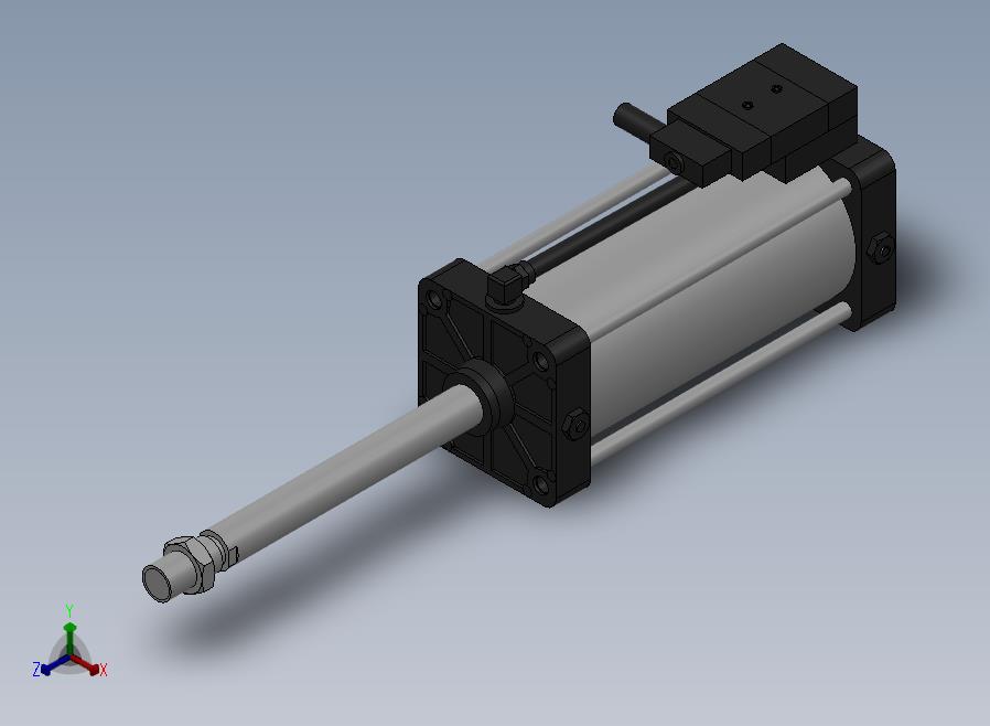 10A-5(V)系列带阀气缸(带阀型通电时拉式)[10A-5(V) (Ⅱ) SD 160 B 300 A 5]