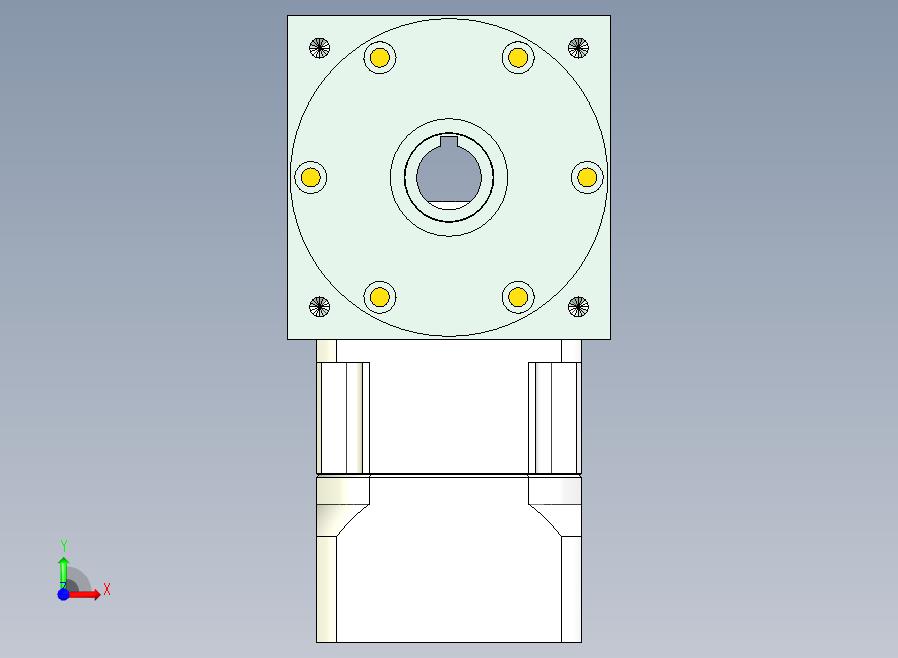 22PW110双孔 PGH90-L1 19-70-90-M6 PW110转向器 直径22双孔输出 带90斜齿行星减速机