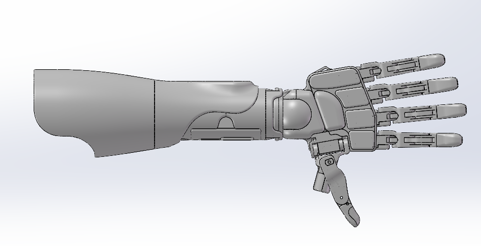 手臂假肢模型