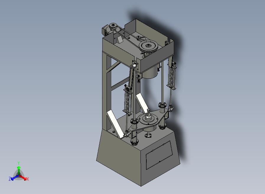 回转体黏土成型机3D数模图纸+STEP格式