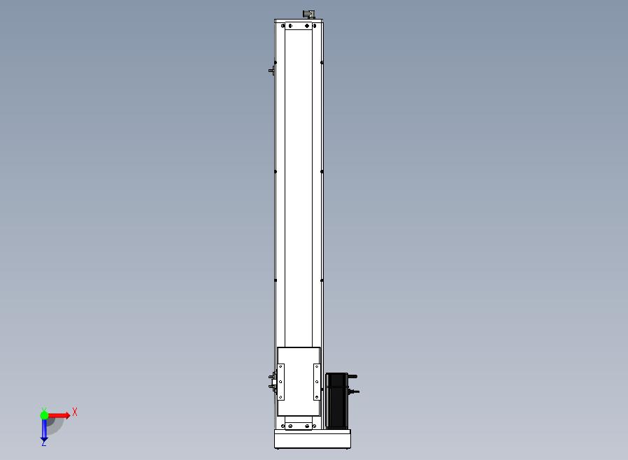 SCS14-850-BL-400W+煞車滚珠花健、支撑座、滚珠丝杠、交叉导轨、直线模组