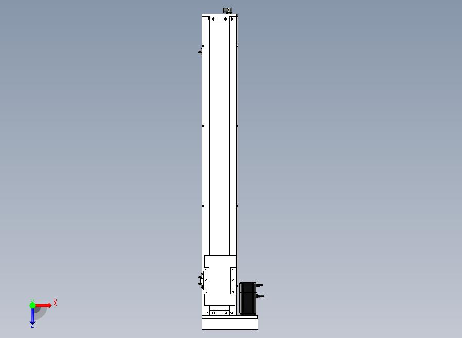 SCS14-850-BL-400W滚珠花健、支撑座、滚珠丝杠、交叉导轨、直线模组