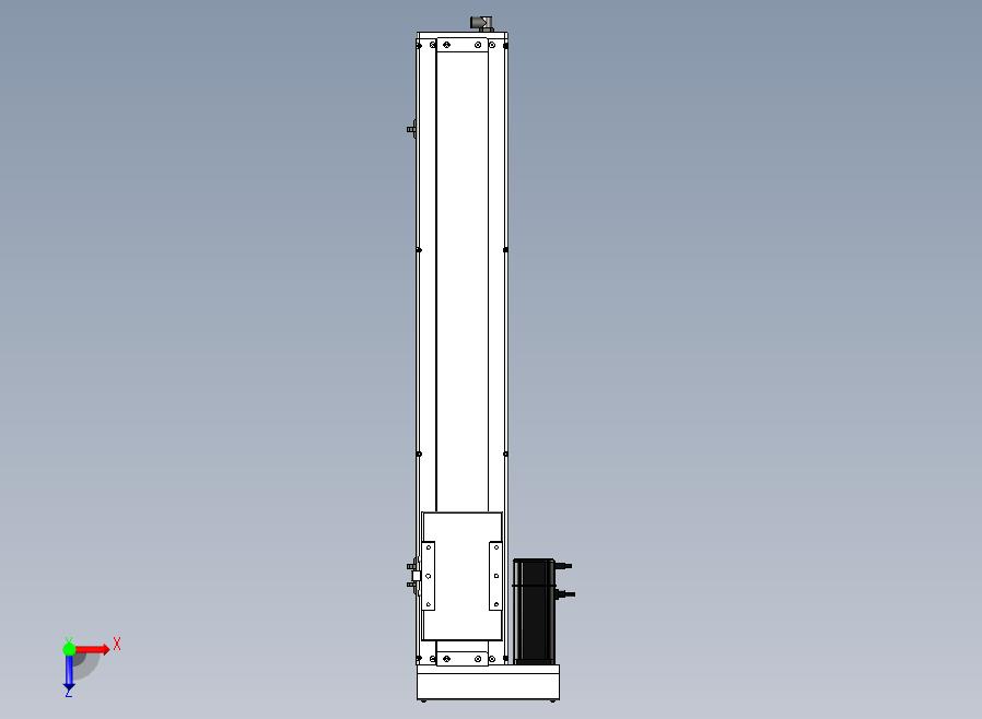 SCS14-650-BL-400W+煞車滚珠花健、支撑座、滚珠丝杠、交叉导轨、直线模组