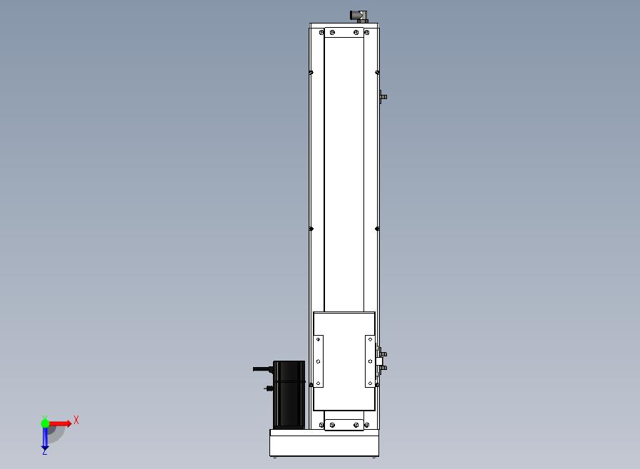 SCS14-500-BR-200W+煞車滚珠花健、支撑座、滚珠丝杠、交叉导轨、直线模组