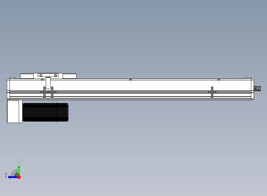 SCS14-550-BM-400W+煞車滚珠花健、支撑座、滚珠丝杠、交叉导轨、直线模组